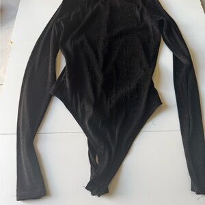 Black Long Sleeve Bodysuit